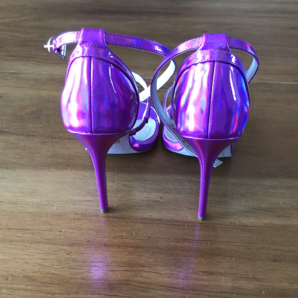 Metallic Pink ASOS Heels - Picture 5 of 6